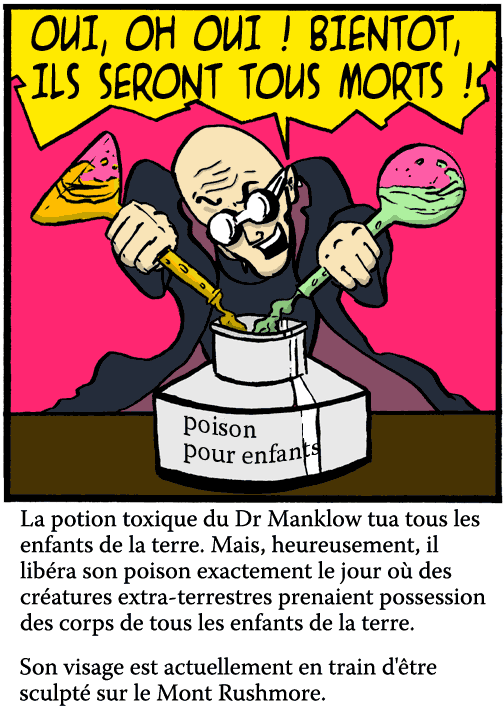 la potion toxique du Dr Manklow