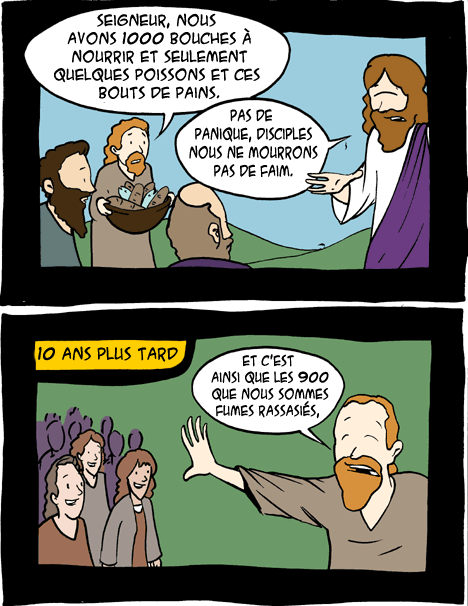 Jésus, le poisson et le pain