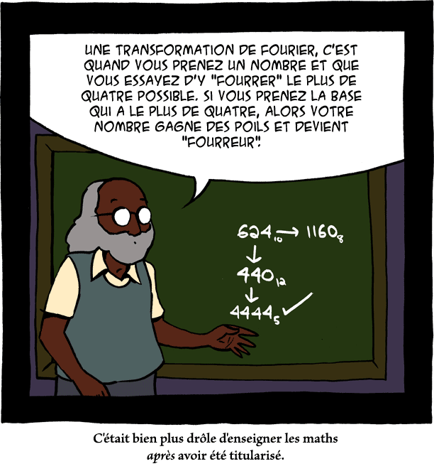 la transformation de Fourier