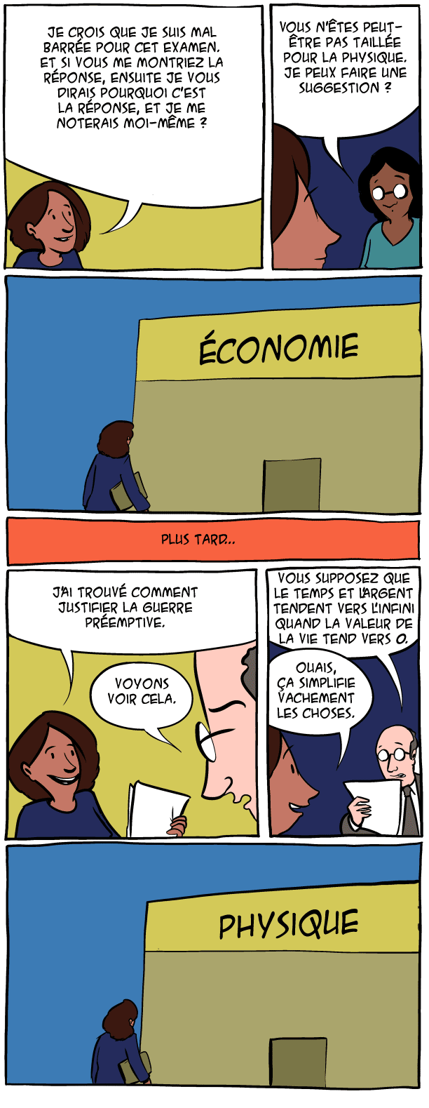 entre physique et économie