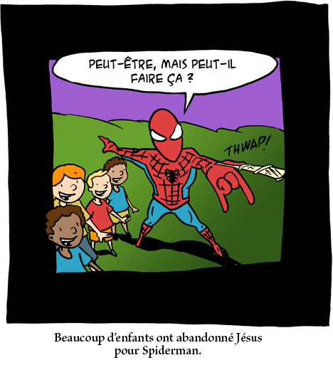 Jésus contre Spiderman